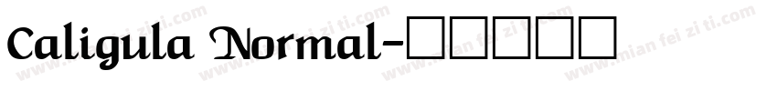 Caligula Normal字体转换